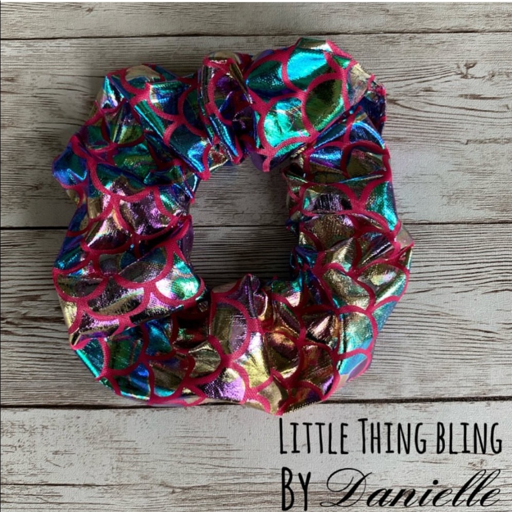 Mermaid Hair Scrunchie for kids or adults 🧜🏽‍♀️